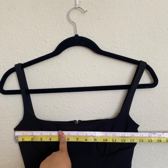 HOUSE OF CB 'Lilou' Black Ruffle Hem‎ Dress /Size XS NWOT - Picture 8 of 17